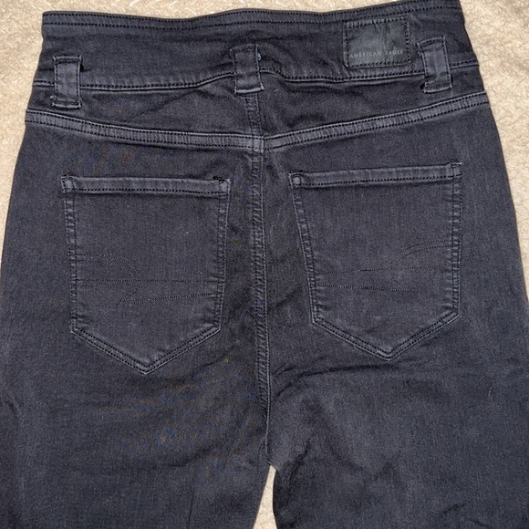 AE Black Next Level Stretch Curvy Super Hi-Rise Jegging - Picture 6 of 7